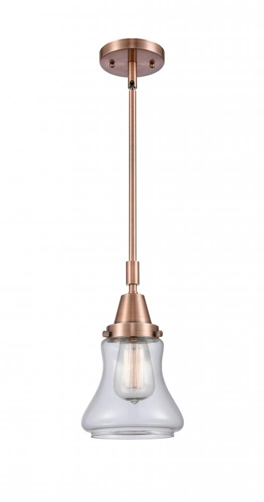 Bellmont - 1 Light - 7 inch - Antique Copper - Mini Pendant