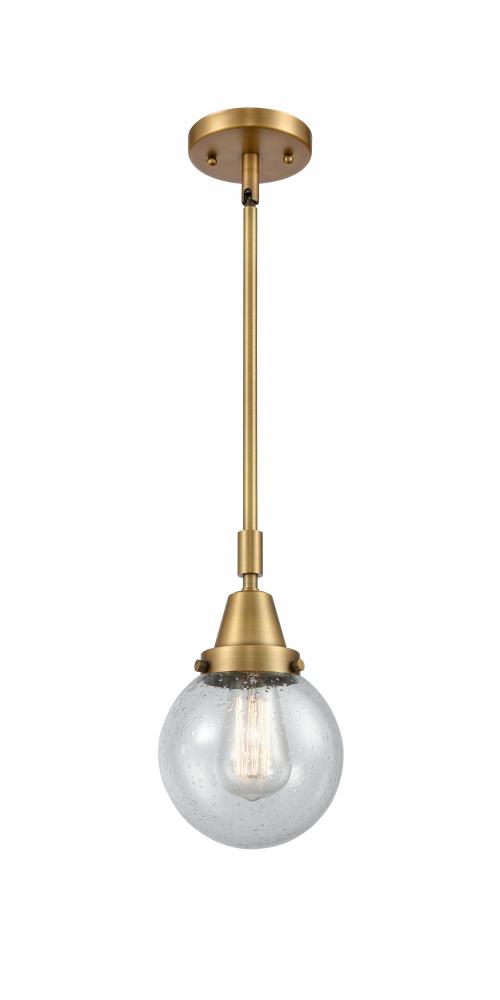 Beacon - 1 Light - 6 inch - Brushed Brass - Mini Pendant