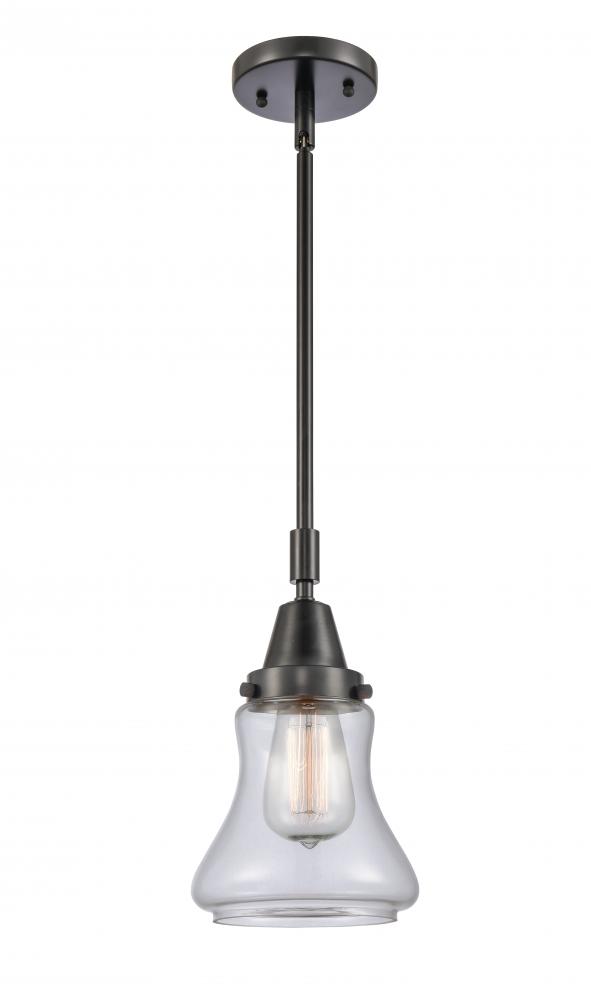 Bellmont - 1 Light - 7 inch - Matte Black - Mini Pendant