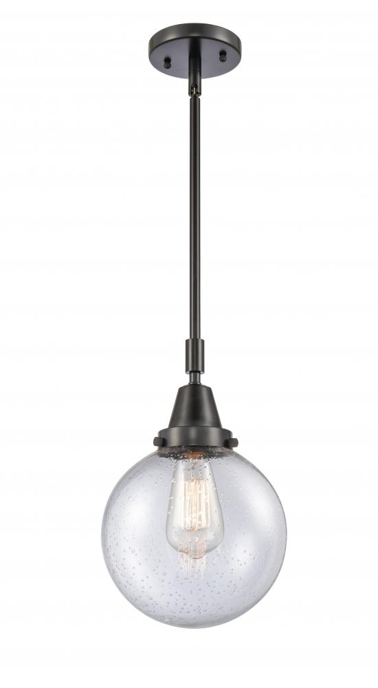 Beacon - 1 Light - 8 inch - Matte Black - Mini Pendant