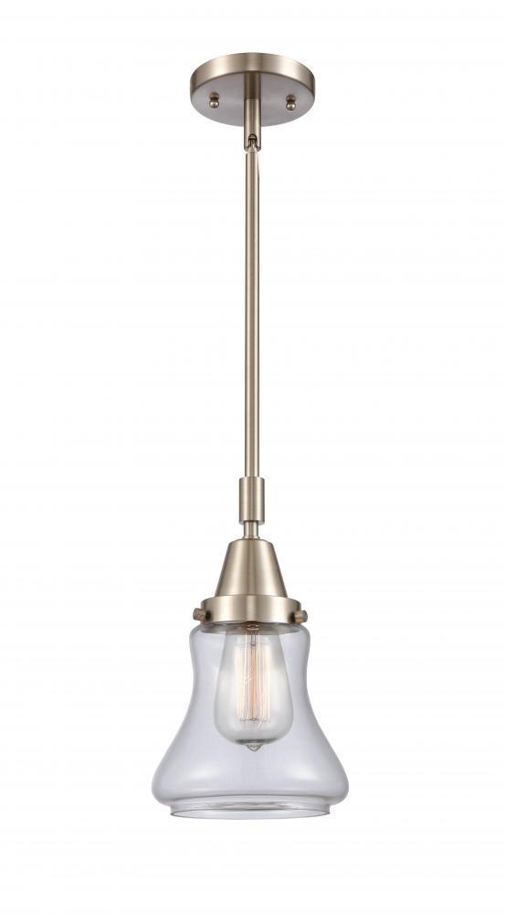 Bellmont - 1 Light - 7 inch - Brushed Satin Nickel - Mini Pendant