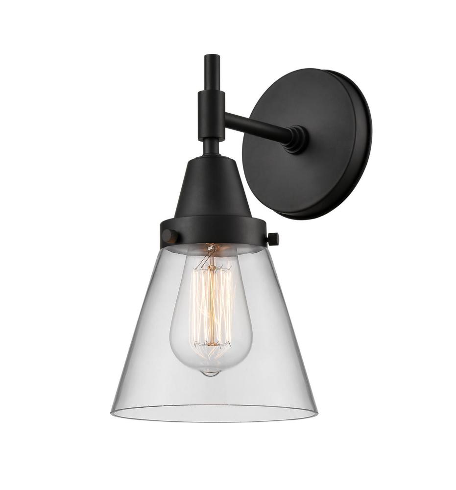 Cone - 1 Light - 6 inch - Matte Black - Sconce