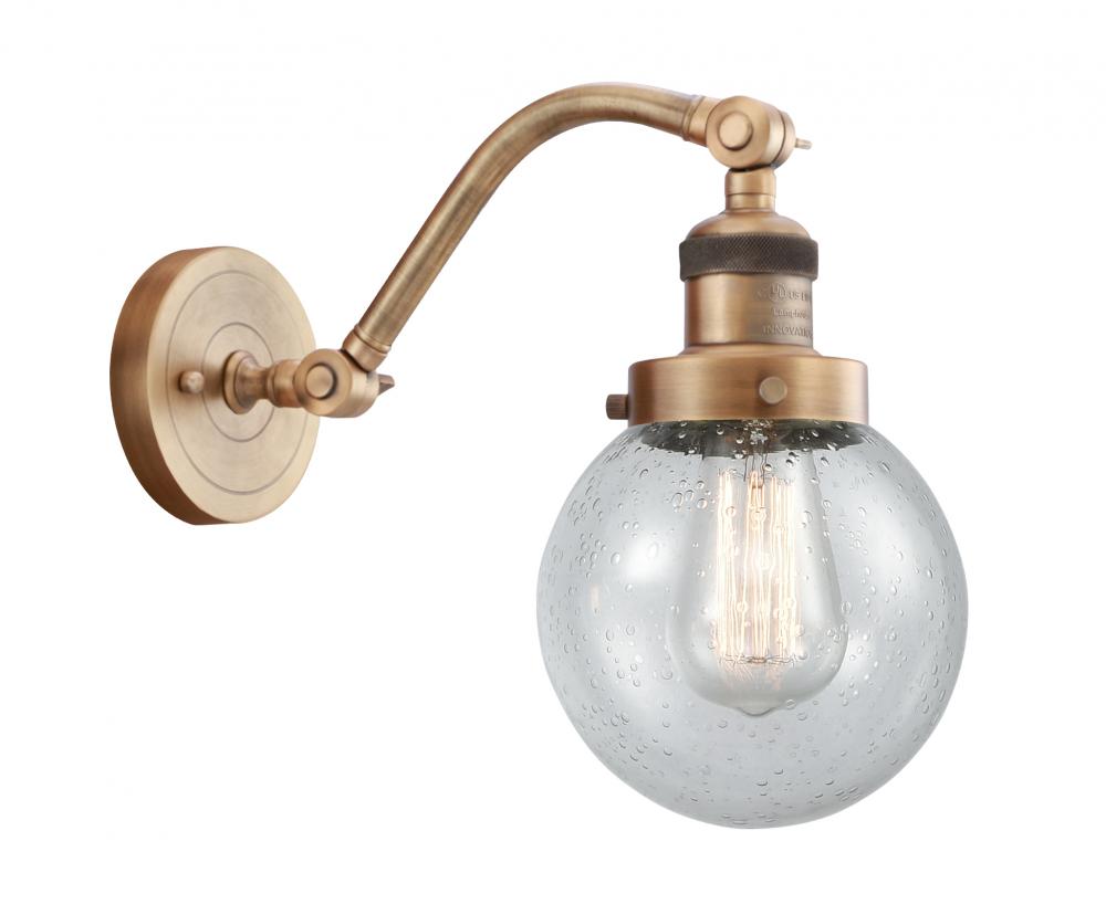 Beacon - 1 Light - 6 inch - Brushed Brass - Sconce