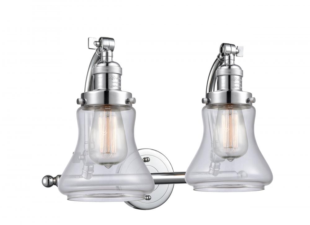 Bellmont - 2 Light - 18 inch - Polished Chrome - Adjustable Bath Vanity Light