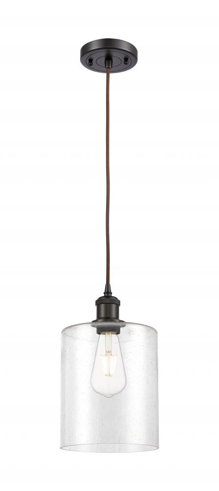 Paladin - 1 Light - 7 inch - Oil Rubbed Bronze - Cord hung - Mini Pendant