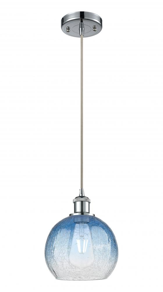 Brookhaven Globe - 1 Light - 8 inch - Polished Chrome - Cord hung - Mini Pendant