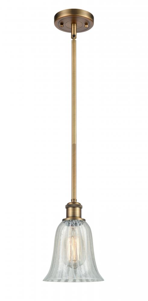 Hanover - 1 Light - 6 inch - Brushed Brass - Mini Pendant