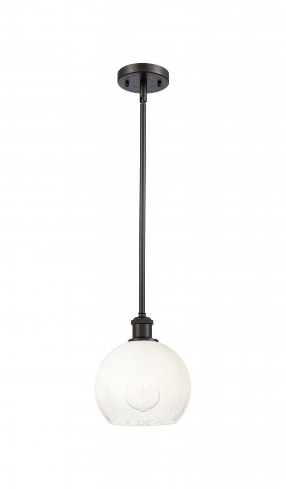 Brookhaven Globe - 1 Light - 8 inch - Oil Rubbed Bronze - Stem hung - Mini Pendant