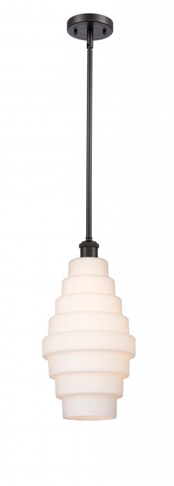 Cascade - 1 Light - 8 inch - Oil Rubbed Bronze - Mini Pendant