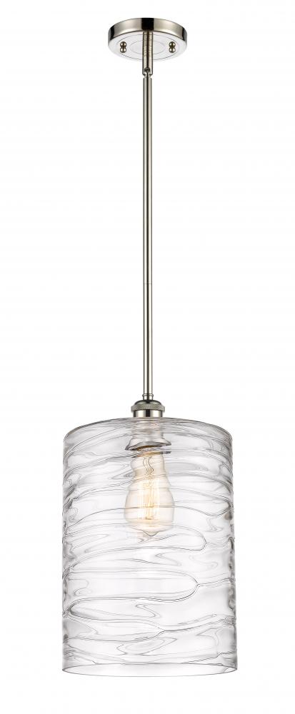 Cobbleskill - 1 Light - 9 inch - Polished Nickel - Mini Pendant