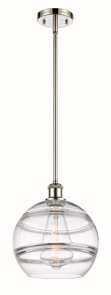 Rochester - 1 Light - 10 inch - Polished Nickel - Mini Pendant