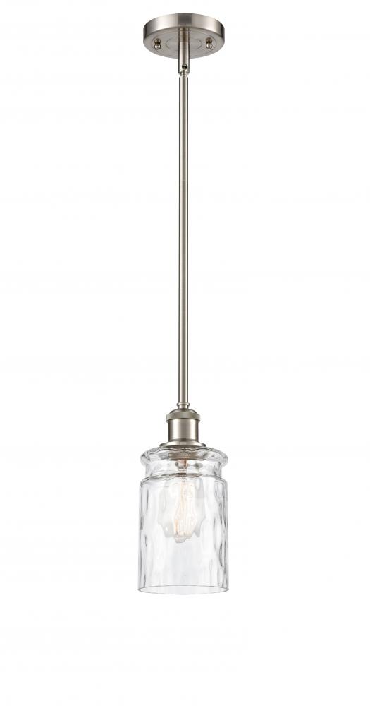 Candor - 1 Light - 5 inch - Brushed Satin Nickel - Mini Pendant