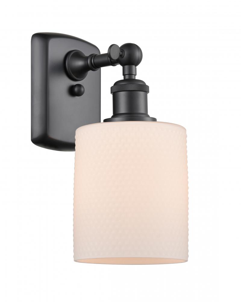 Cobbleskill - 1 Light - 5 inch - Matte Black - Sconce