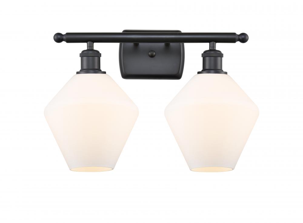 Cindyrella - 2 Light - 18 inch - Matte Black - Bath Vanity Light