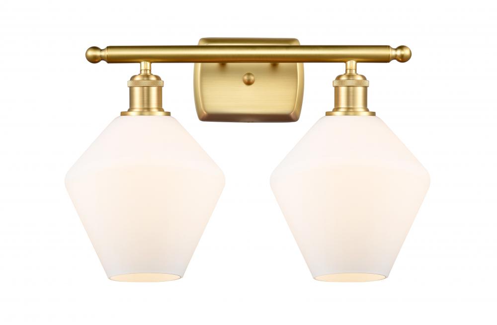 Cindyrella - 2 Light - 18 inch - Satin Gold - Bath Vanity Light