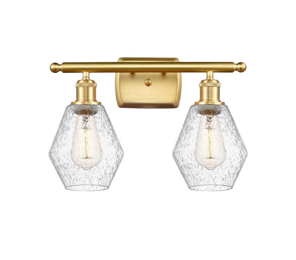 Cindyrella - 2 Light - 16 inch - Satin Gold - Bath Vanity Light