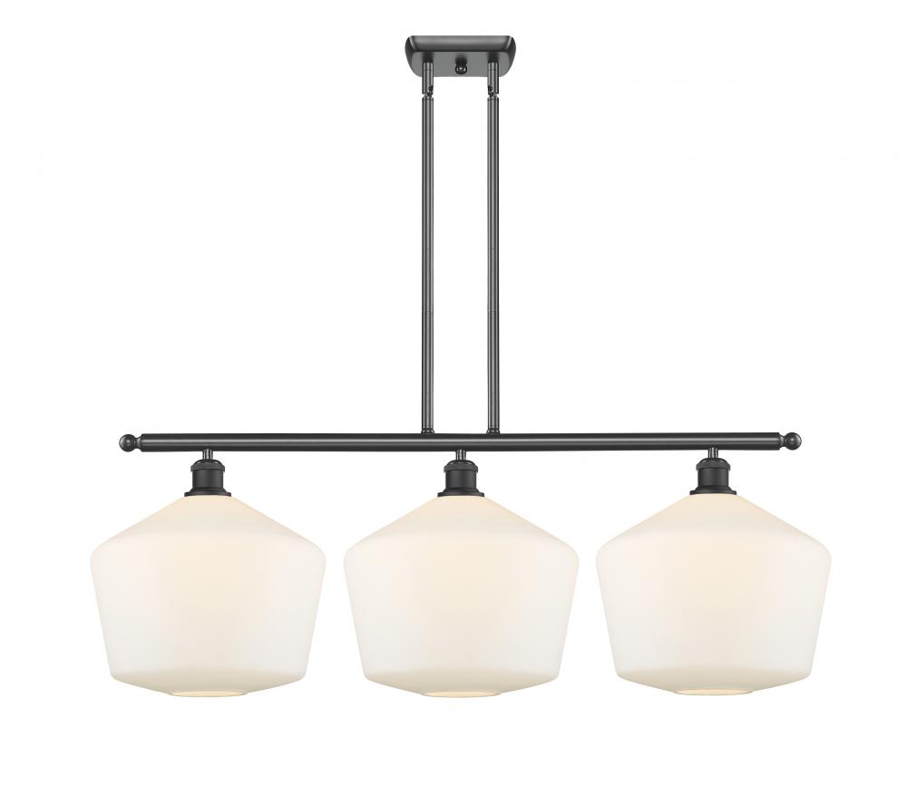 Cindyrella - 3 Light - 39 inch - Matte Black - Cord hung - Island Light