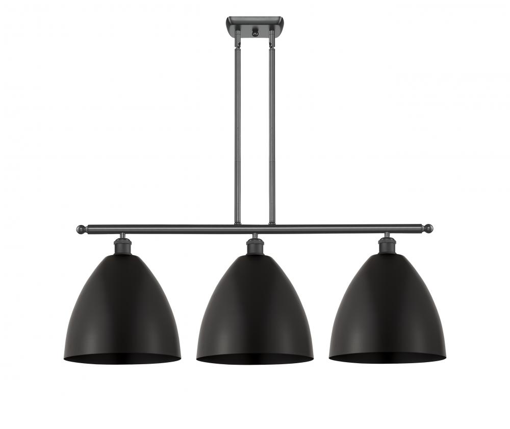 Bristol - 3 Light - 39 inch - Matte Black - Cord hung - Island Light