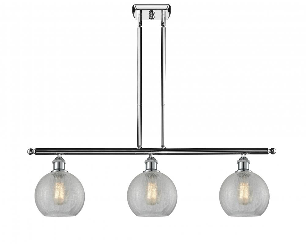 Athens - 3 Light - 36 inch - Polished Chrome - Cord hung - Island Light