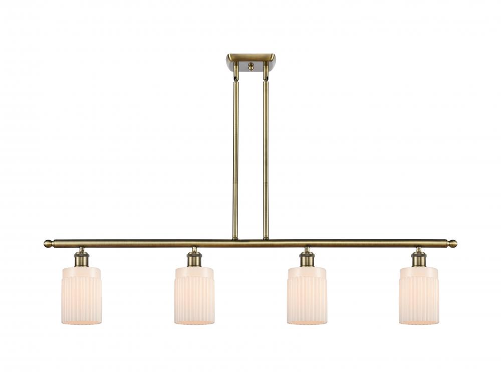 Hadley - 4 Light - 48 inch - Antique Brass - Stem hung - Island Light