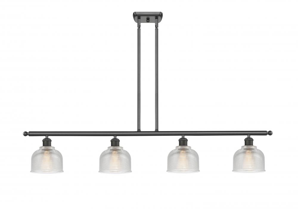 Dayton - 4 Light - 48 inch - Oil Rubbed Bronze - Cord hung - Island Light