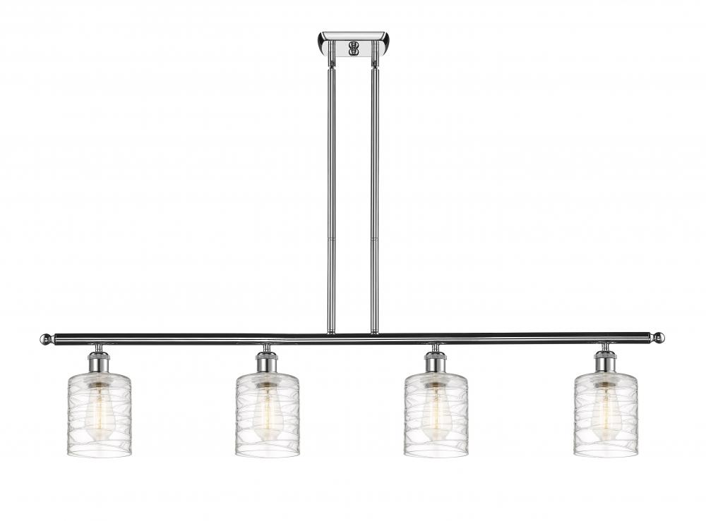 Cobbleskill - 4 Light - 48 inch - Polished Chrome - Cord hung - Island Light