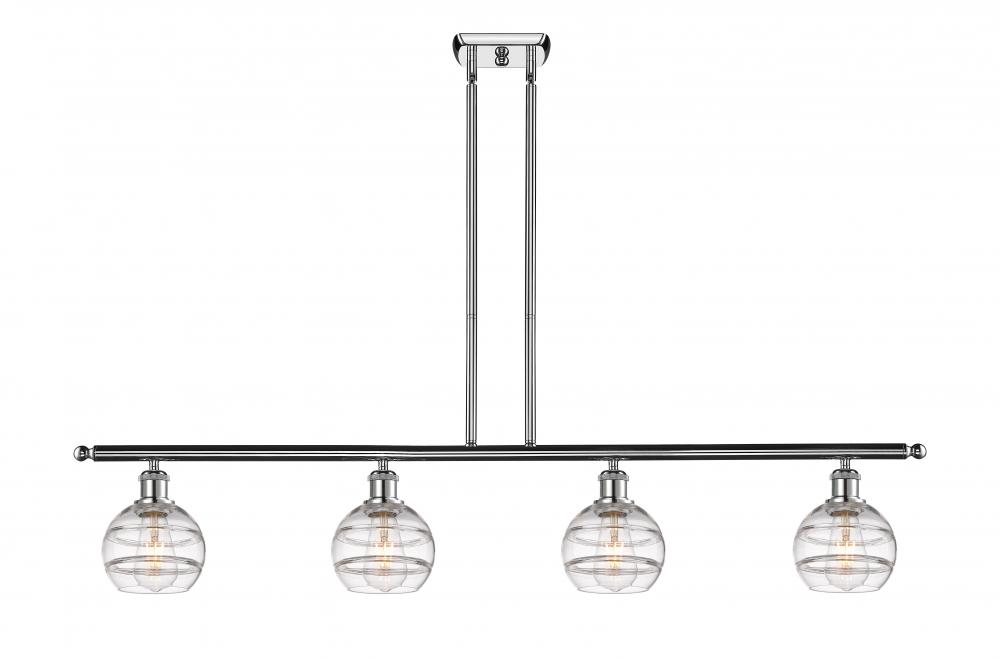 Rochester - 4 Light - 48 inch - Polished Chrome - Cord hung - Island Light