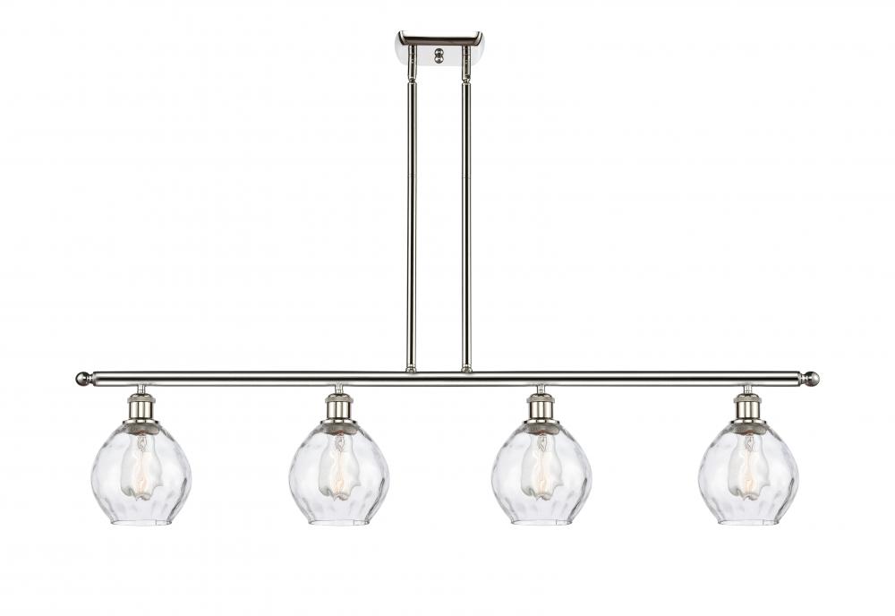 Waverly - 4 Light - 48 inch - Polished Nickel - Cord hung - Island Light