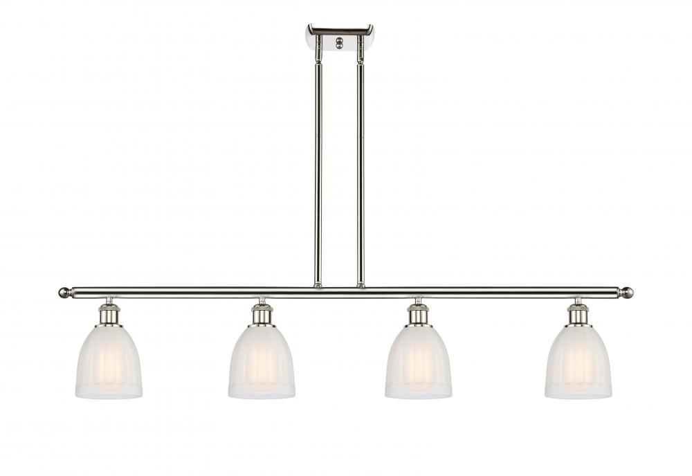 Brookfield - 4 Light - 48 inch - Polished Nickel - Cord hung - Island Light