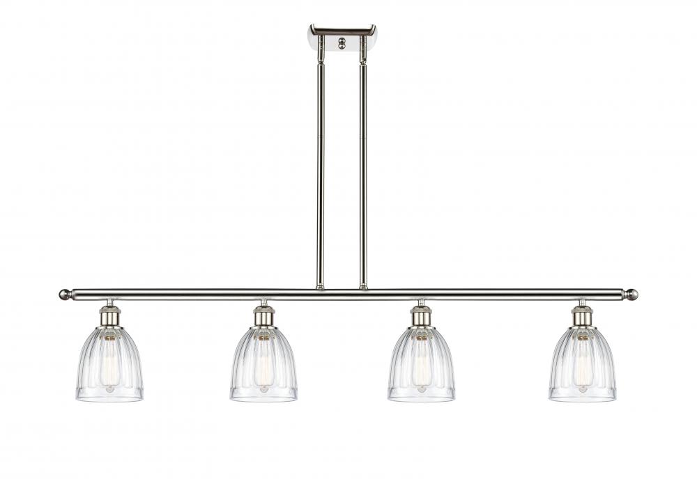 Brookfield - 4 Light - 48 inch - Polished Nickel - Cord hung - Island Light