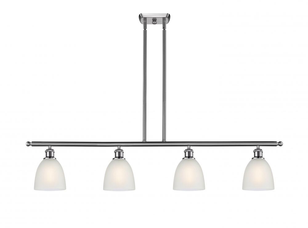 Castile - 4 Light - 48 inch - Brushed Satin Nickel - Cord hung - Island Light