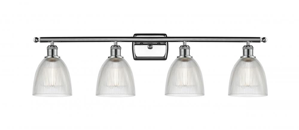 Castile - 4 Light - 36 inch - Polished Chrome - Bath Vanity Light