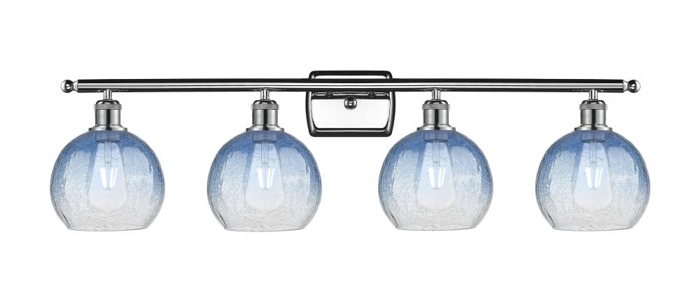 Brookhaven Globe - 4 Light - 38 inch - Polished Chrome - Bath Vanity Light