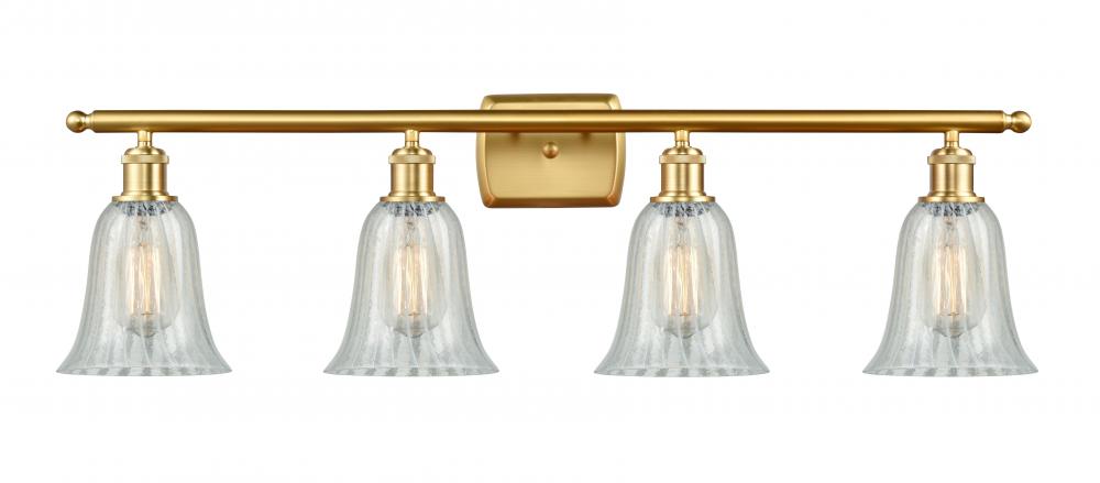 Hanover - 4 Light - 36 inch - Satin Gold - Bath Vanity Light