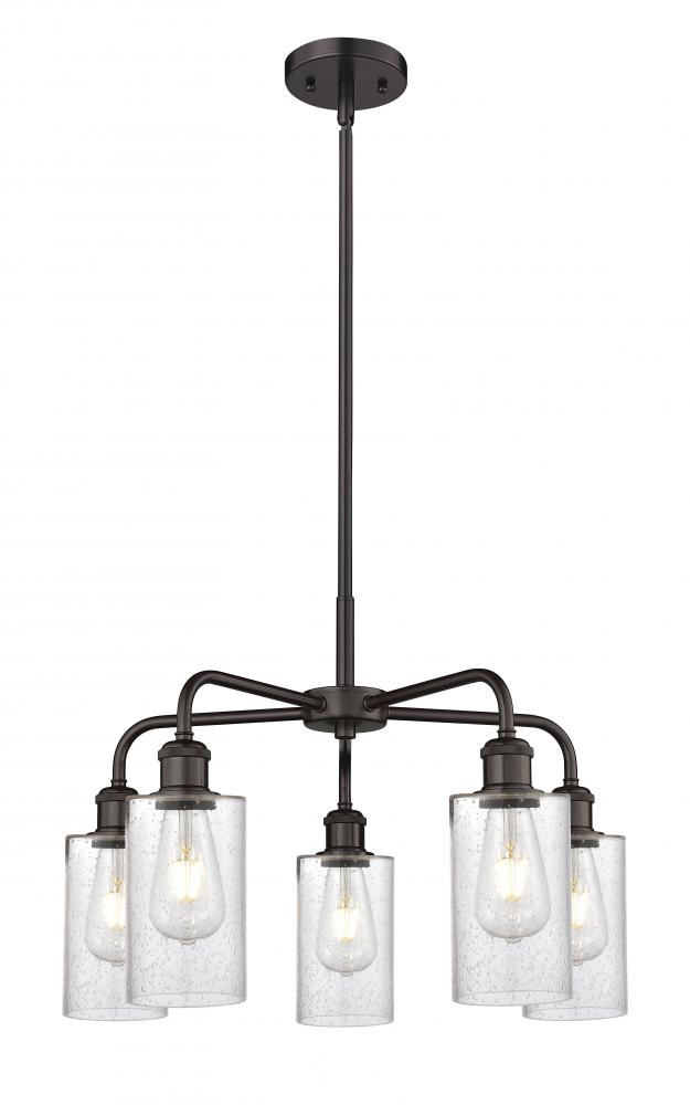 Clymer - 5 Light - 22 inch - Oil Rubbed Bronze - Chandelier