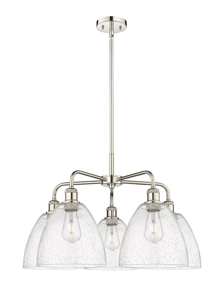 Bristol - 5 Light - 27 inch - Polished Nickel - Chandelier