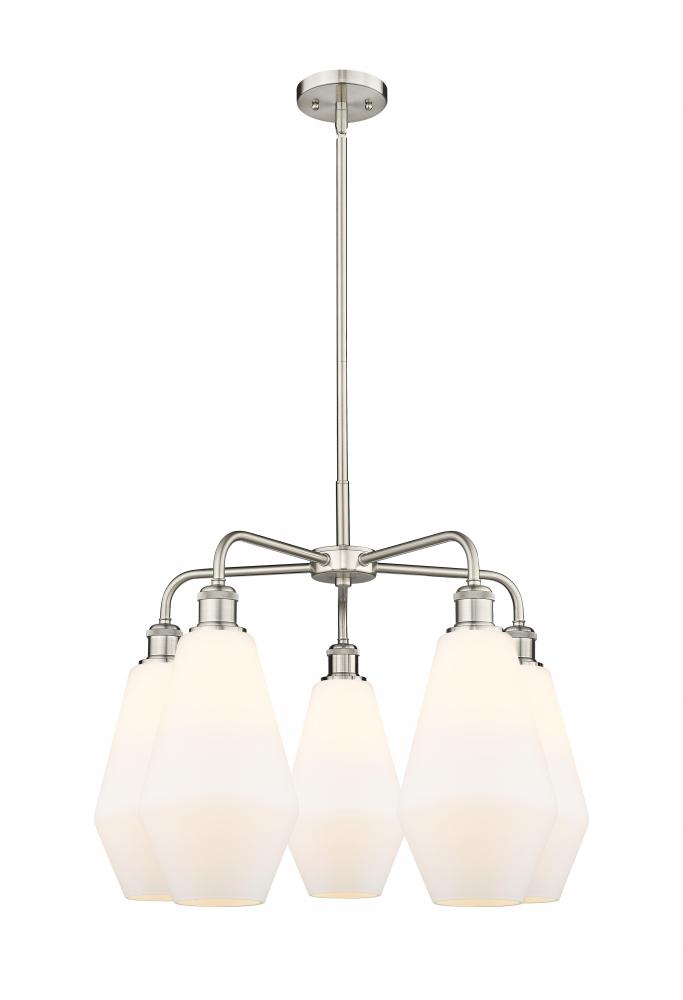 Cindyrella - 5 Light - 25 inch - Satin Nickel - Chandelier