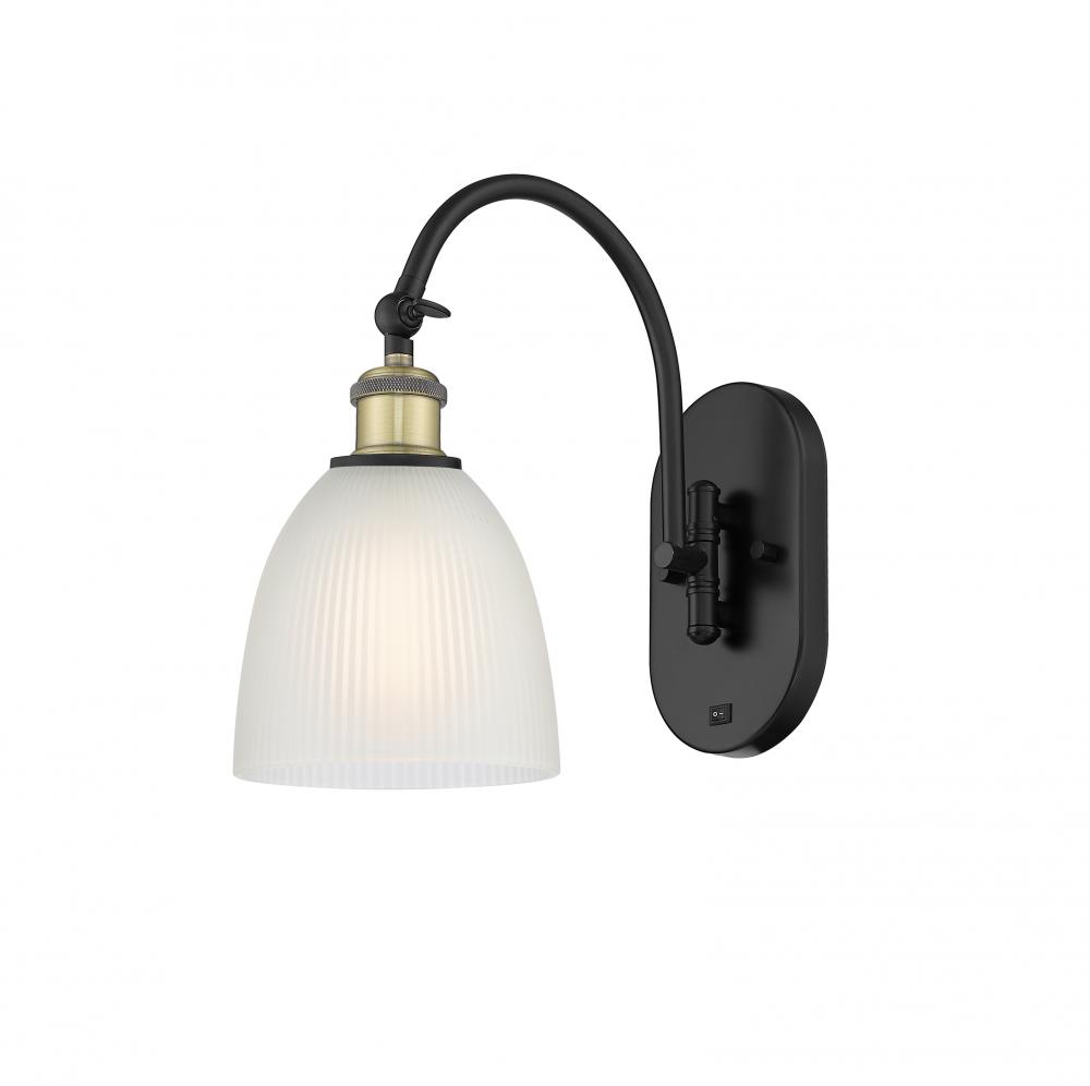 Castile - 1 Light - 6 inch - Black Antique Brass - Sconce