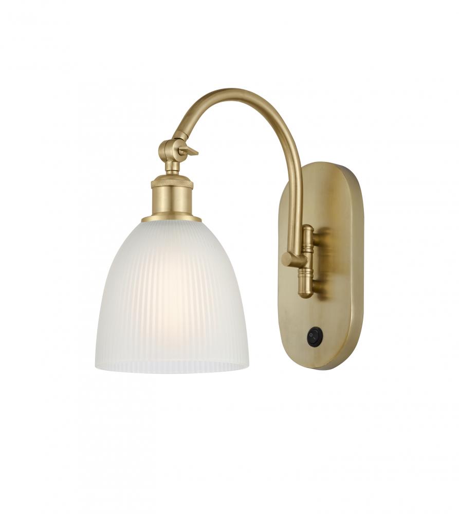 Castile - 1 Light - 6 inch - Satin Gold - Sconce