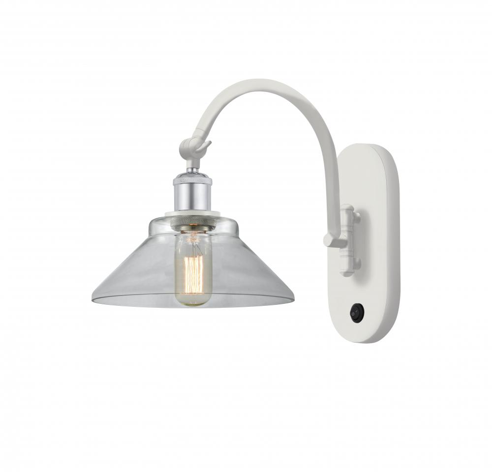 Orwell - 1 Light - 8 inch - White Polished Chrome - Sconce