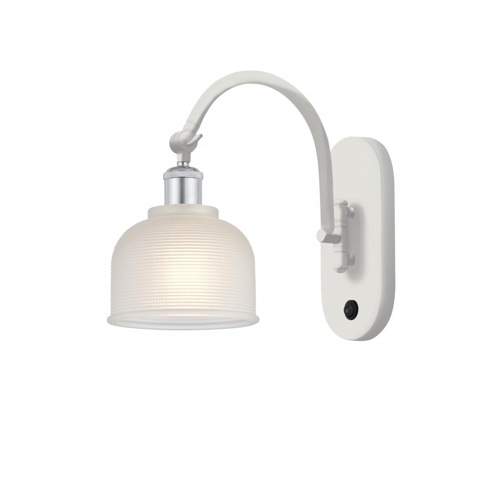 Dayton - 1 Light - 6 inch - White Polished Chrome - Sconce