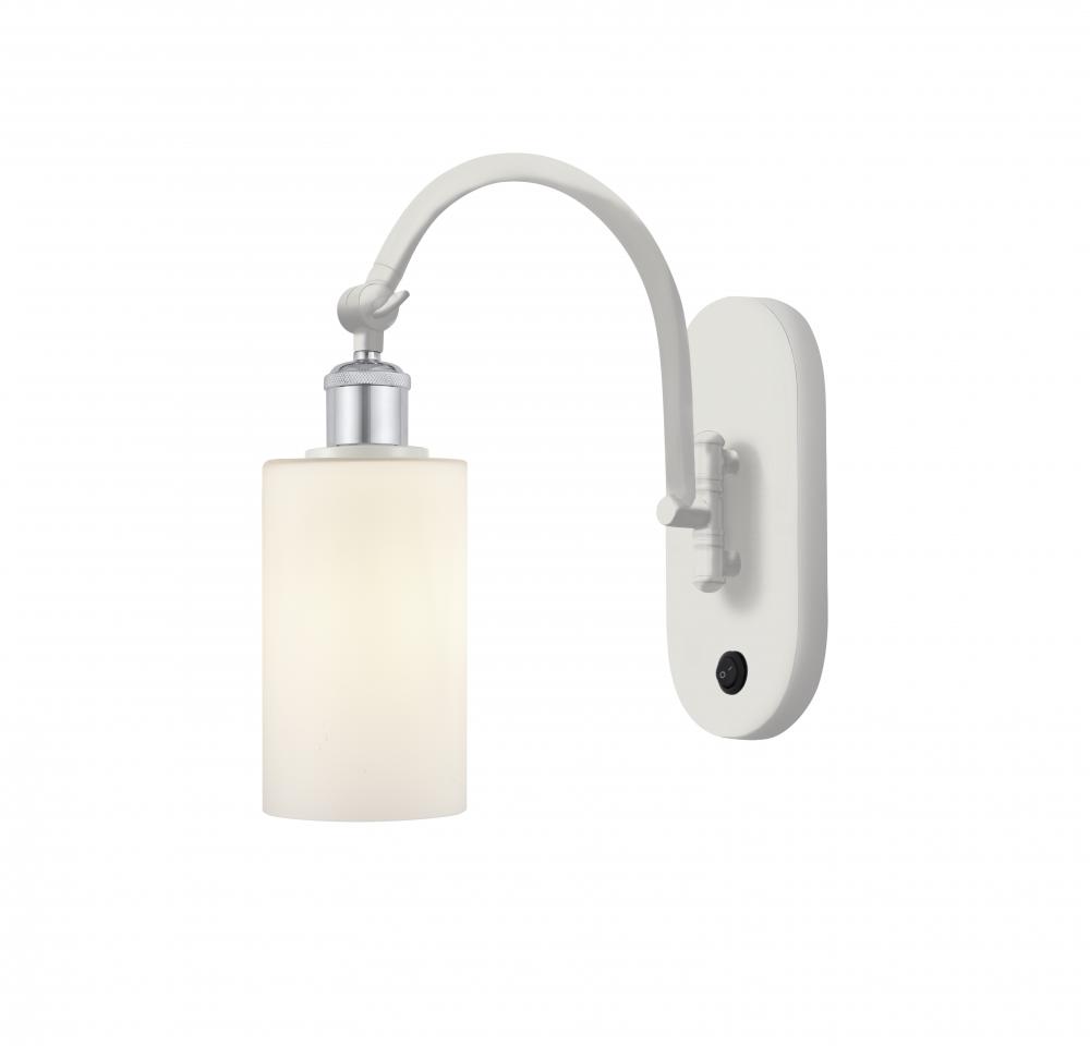 Clymer - 1 Light - 4 inch - White Polished Chrome - Sconce