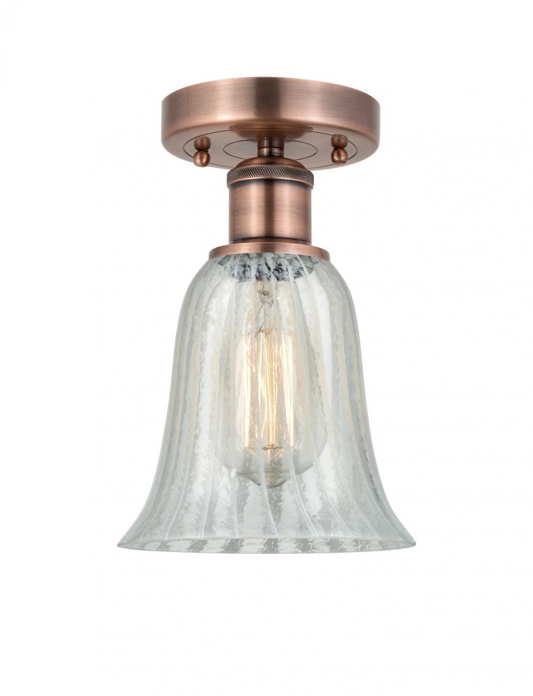 Hanover - 1 Light - 6 inch - Antique Copper - Flush Mount