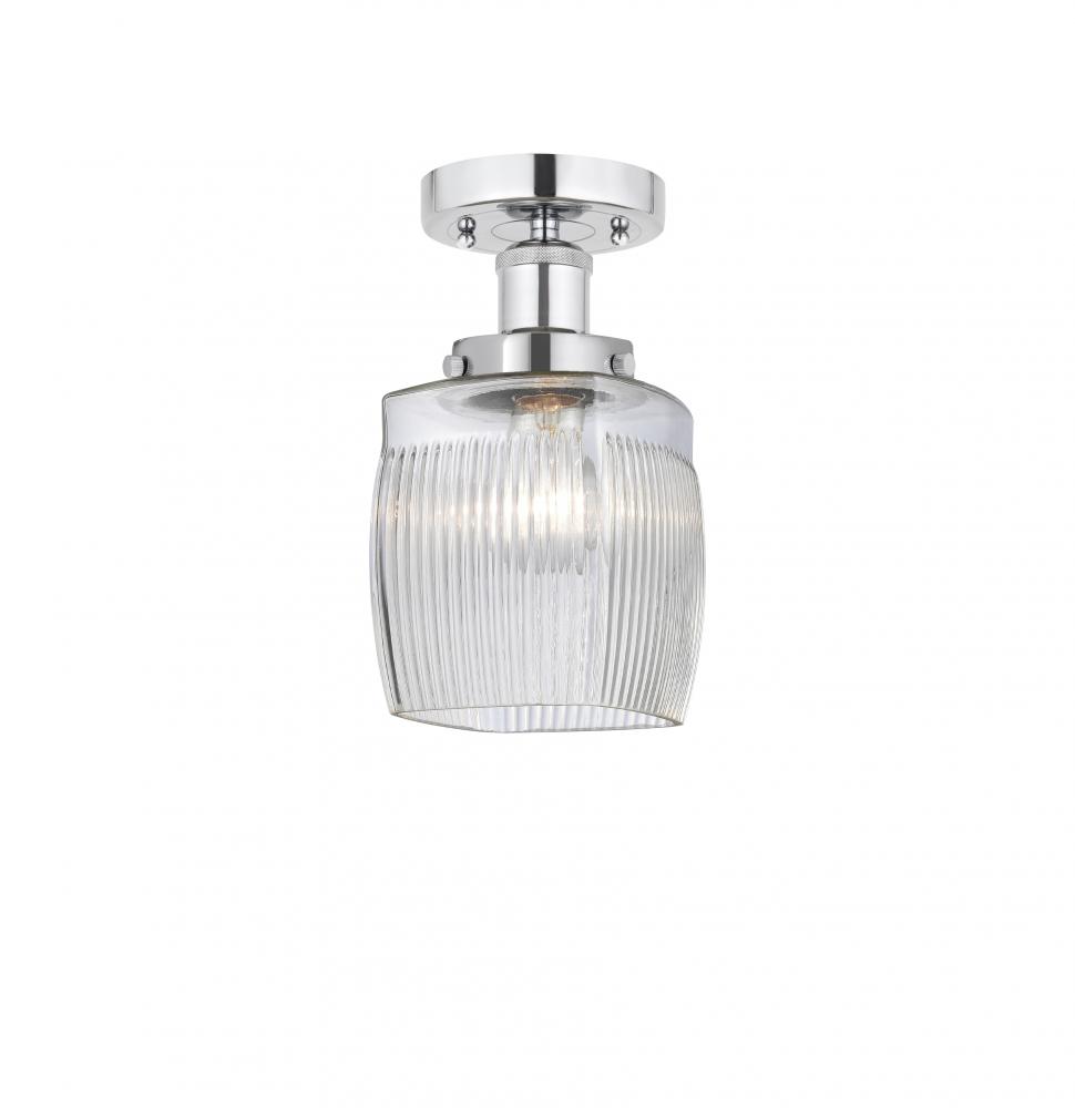 Colton - 1 Light - 6 inch - Polished Chrome - Semi-Flush Mount