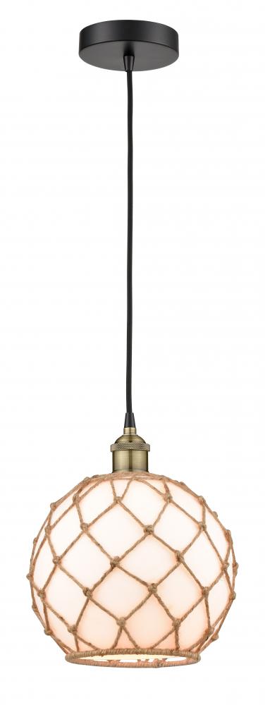 Edison - 1 Light - 10 inch - Black Antique Brass - Mini Pendant