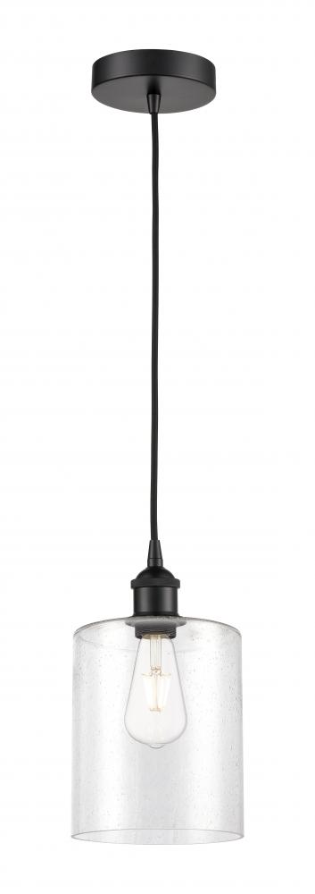 Paladin - 1 Light - 7 inch - Matte Black - Cord hung - Mini Pendant