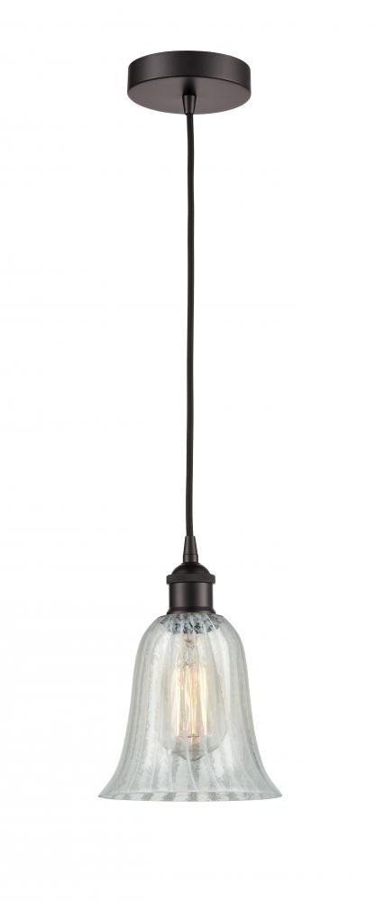 Hanover - 1 Light - 6 inch - Oil Rubbed Bronze - Cord hung - Mini Pendant