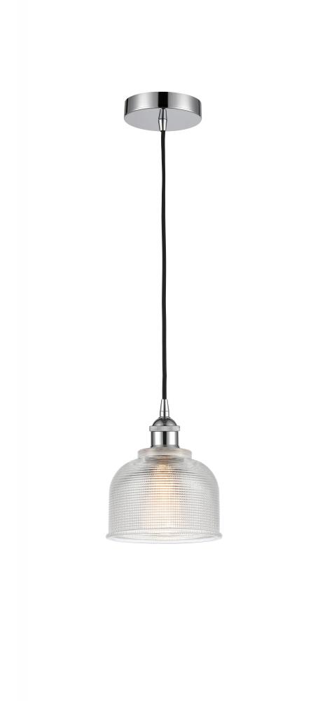 Dayton - 1 Light - 6 inch - Polished Chrome - Cord hung - Mini Pendant