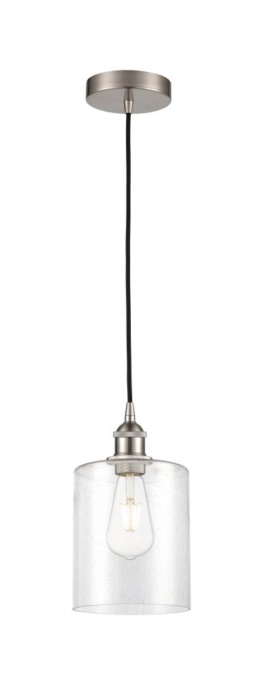 Paladin - 1 Light - 7 inch - Brushed Satin Nickel - Cord hung - Mini Pendant