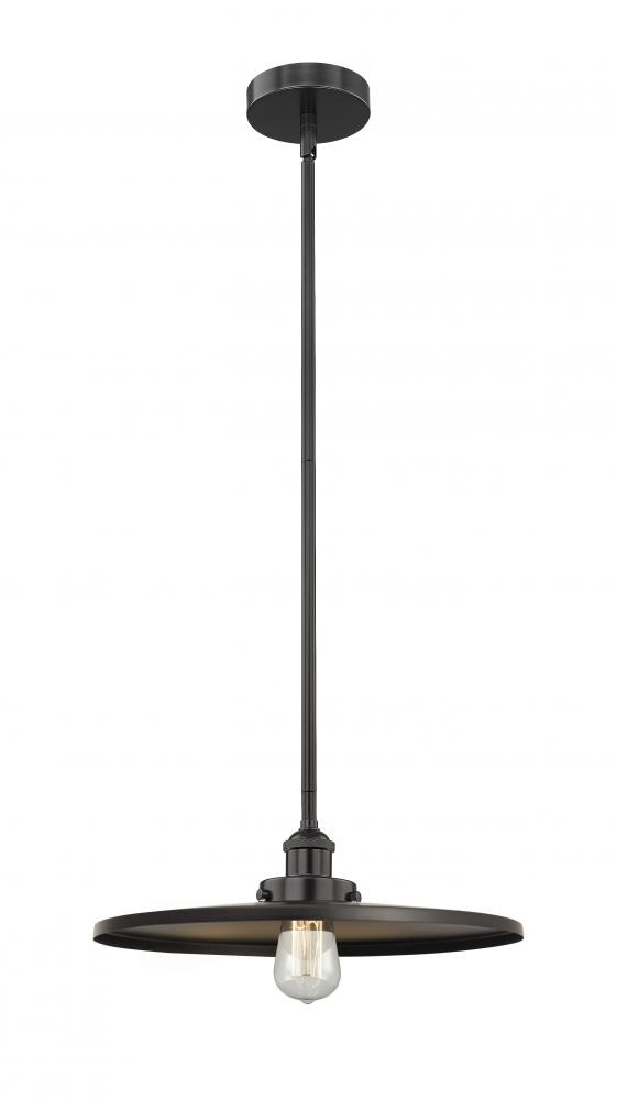 Appalachian - 1 Light - 16 inch - Matte Black - Cord hung - Mini Pendant